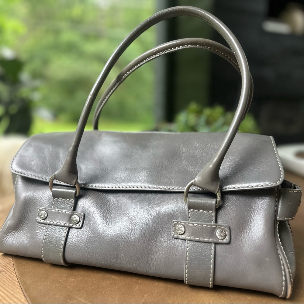 Michael Kors- Gray Leather Bag